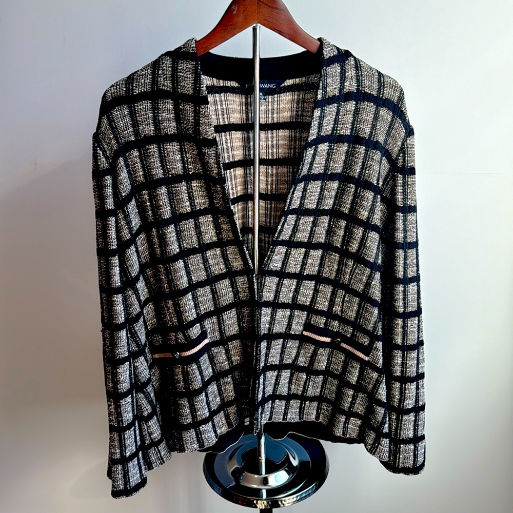 Ming Wang knit sweater jacket size XL